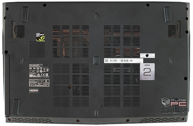 Test GeForce GTX 1050 2GB vs GTX 1050 4GB w laptopach MSI [nc12]