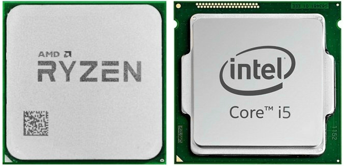 test procesora amd ryzen 5 1600 vs intel core i5-7600k