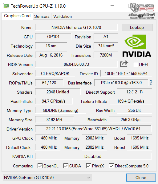 Eurocom Sky MX5 R3 - test laptopa z GeForce GTX 1070 [5]