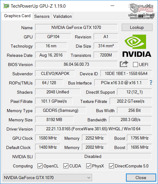 Eurocom Sky MX5 R3 - test laptopa z GeForce GTX 1070 [6]