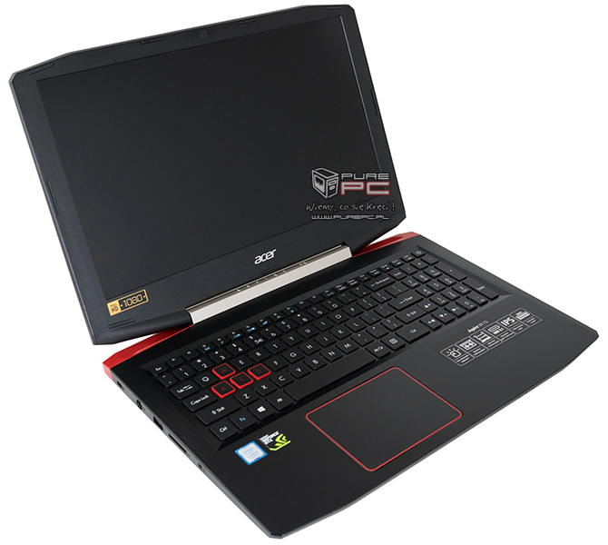 Test Acer Aspire VX5-591G z GeForce GTX 1050 i GTX 1050 Ti [nc1]