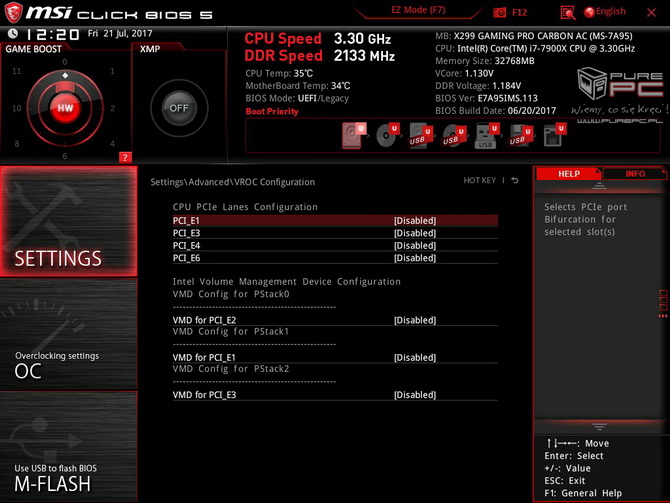 MSI X299 Pro Gaming Carbon AC - Test płyty głównej LGA 2066 [nc6]