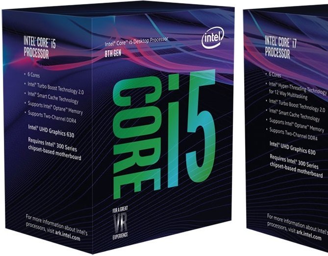 Intel Core 8 generacji (Coffe Lake) wymagają chipsetów serii [2]