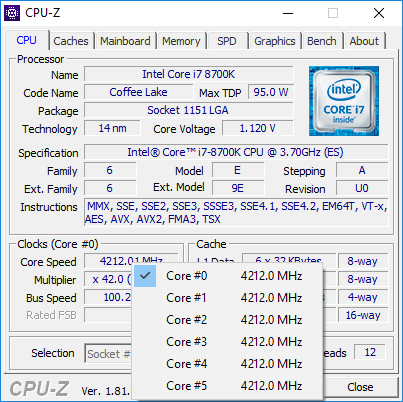 Test procesora Intel Core i7-8700K - Premiera Coffee Lake [4]