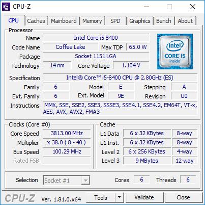 Test Intel Core i5-8400 - Sześć rdzeni w cenie czterech [nc2]
