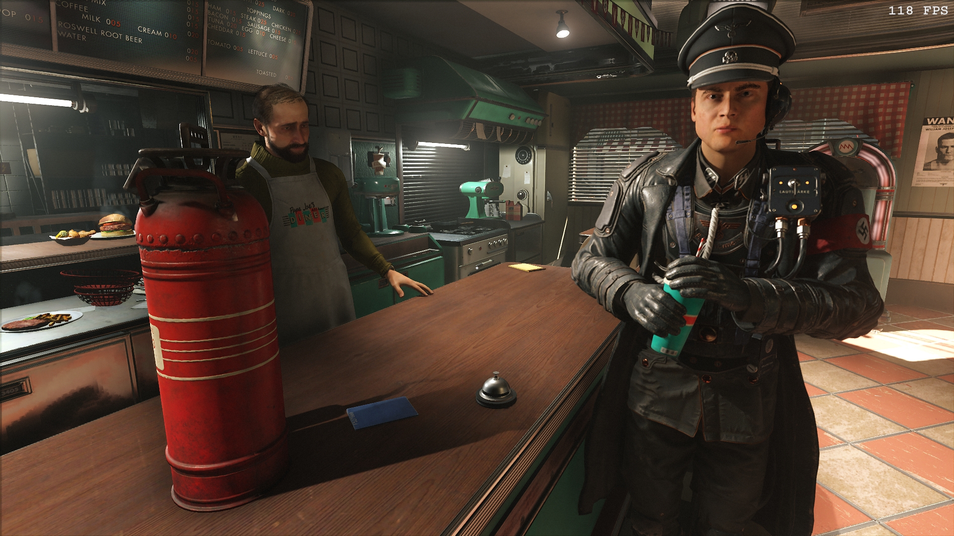Wolfenstein 2 the new colossus зависает картинка а звук идет