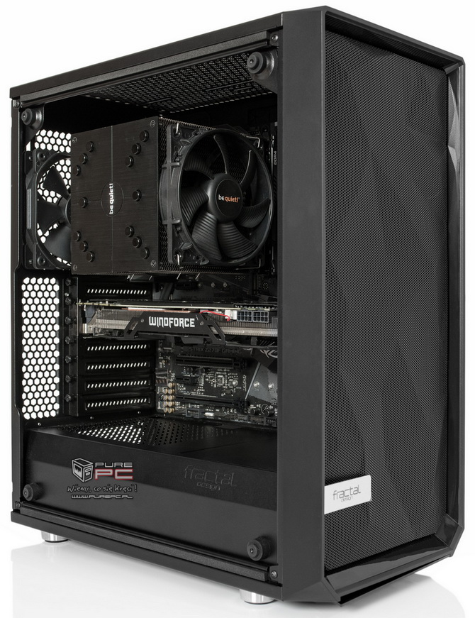 Test designerskiej obudowy Fractal Design Meshify C [nc2]