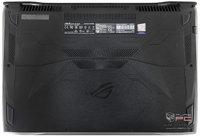 Test ASUS Strix GL702ZC Ryzen 7 1700 i RX 580... w laptopie! [nc6]