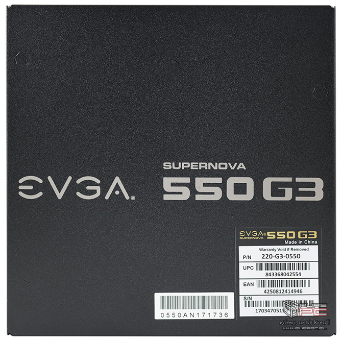 Test zasilacza EVGA SuperNova G3 550W - Złoto dla zuchwałych [nc3]