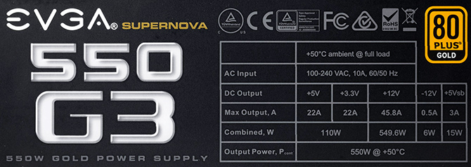 Test zasilacza EVGA SuperNova G3 550W - Złoto dla zuchwałych [nc28]