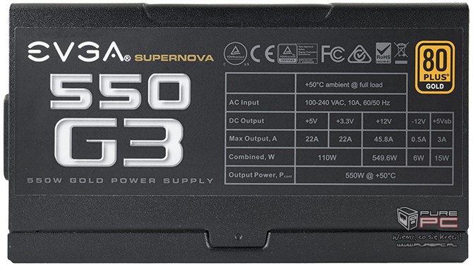 Test zasilacza EVGA SuperNova G3 550W - Złoto dla zuchwałych [nc4]