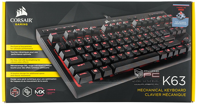 Corsair K63 test klawiatury mechanicznej za nieduże pieniądz [nc1]