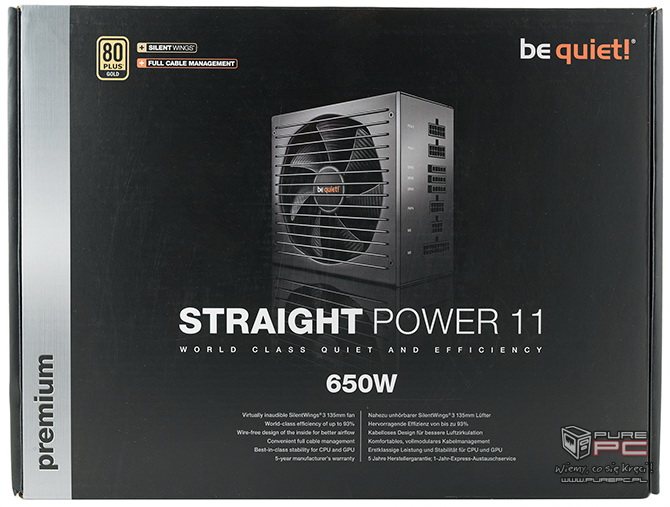 Test zasilacza be quiet! Straight Power 11 650W - Cicho sza [nc1]