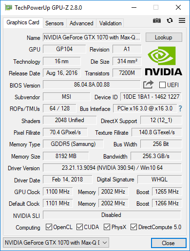 Premierowy test MSI GS65 Stealth Thin 8RF z Core i7-8750H [6]