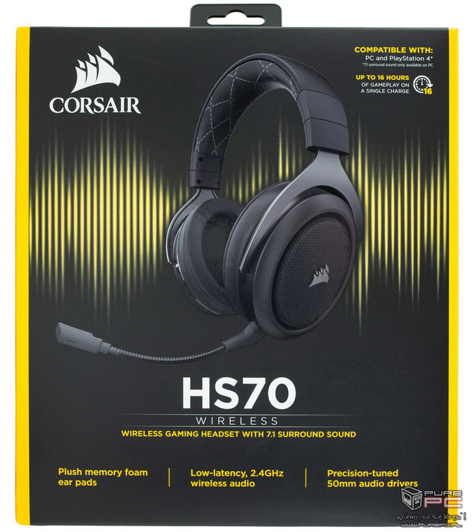 Test headsetu Corsair HS70 Wireless – O urokach braku kabli [nc1]