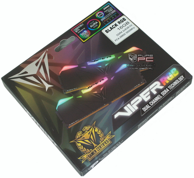 Test pamięci DDR4 Patriot Viper RGB 3600 MHz CL16 - Szybciej [nc1]