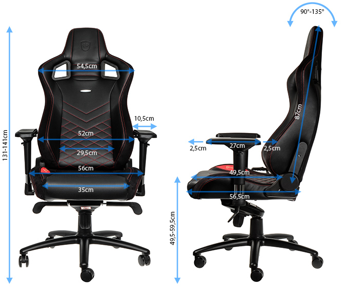 Test fotela noblechairs EPIC - Na czym siedzi szlachta? [nc1]