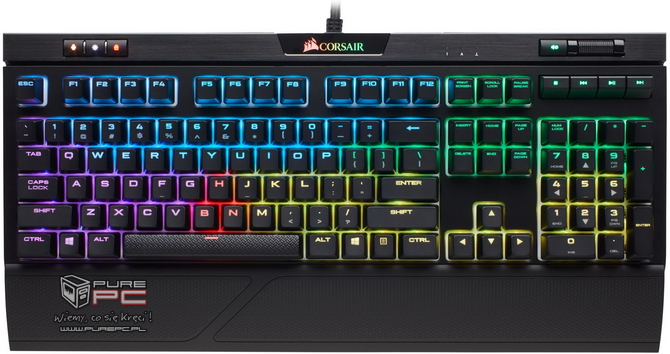 Test klawiatury Corsair Strafe RGB MK2 Viva Cherry MX Silent [nc8]