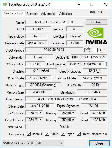 Test Lenovo YOGA 730-15 z Core i5-8250U oraz GeForce GTX 1050 [13]