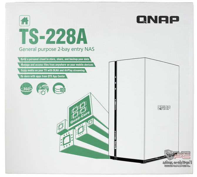 QNAP TS-228A - Dwudyskowy NAS ze średniej półki cenowej [nc1]