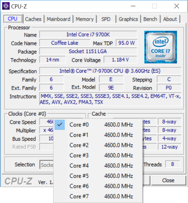 Test procesora Intel Core i7-9700K - Osiem rdzeni z lutowaną czapką [nc4]