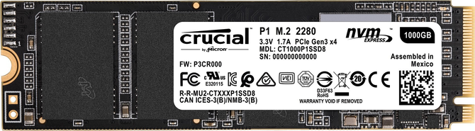 Test dysku SSD Crucial P1 - Pamięci QLC NAND wchodzą na rynek [nc1]