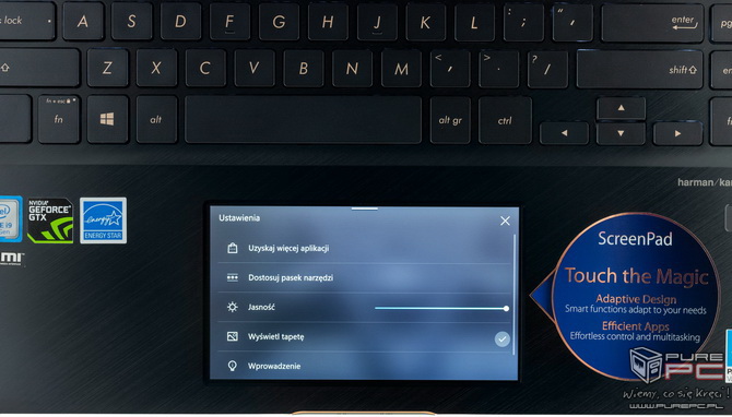 Test ASUS Zenbook UX580GE z unikatowym ekranem ScreenPad [nc12]