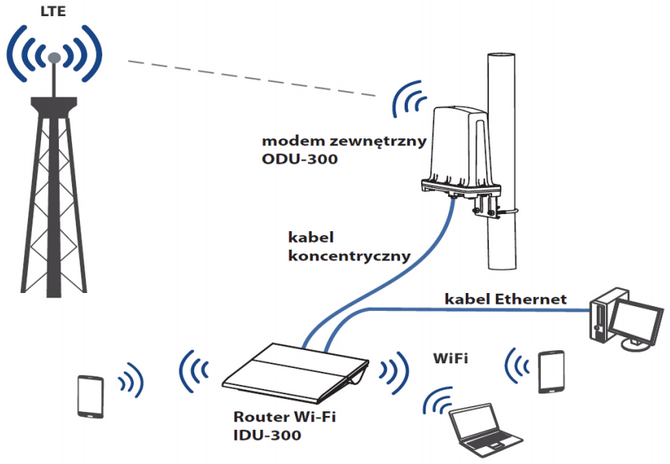 Zestaw Internetu Domowego 300  z sieci Plus - Bezprzewodowy LTE [1]