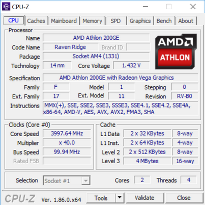 AMD Athlon 200GE - Test procesora po podkręceniu. Tanio i dobrze [nc3]