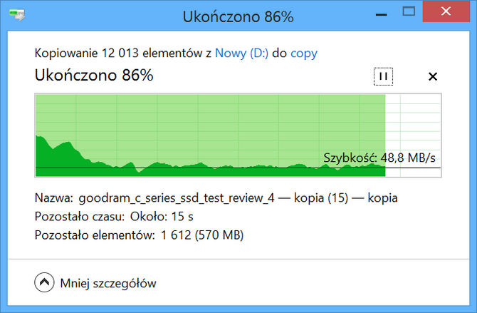 Test dysku Samsung SSD 860 QVO -  Romans z pamięcią QLC NAND [3]