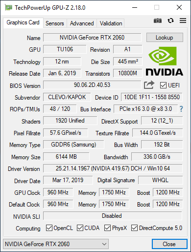 Test Dream Machines RG2060 - RTX 2060 w atrakcyjnej cenie [47]