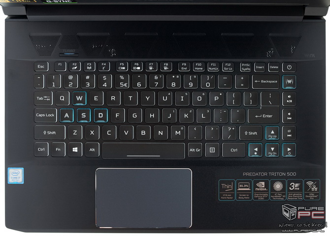 Test Acer Triton 500 - smukła maszynka do gier z RTX 2080 Max-Q [nc2]