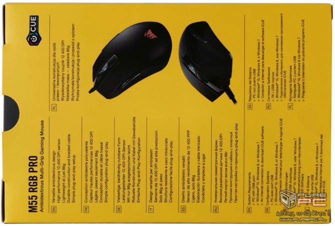 Test myszy Corsair M55 RGB PRO - dość klasycznie, ale i gamingowo [6]