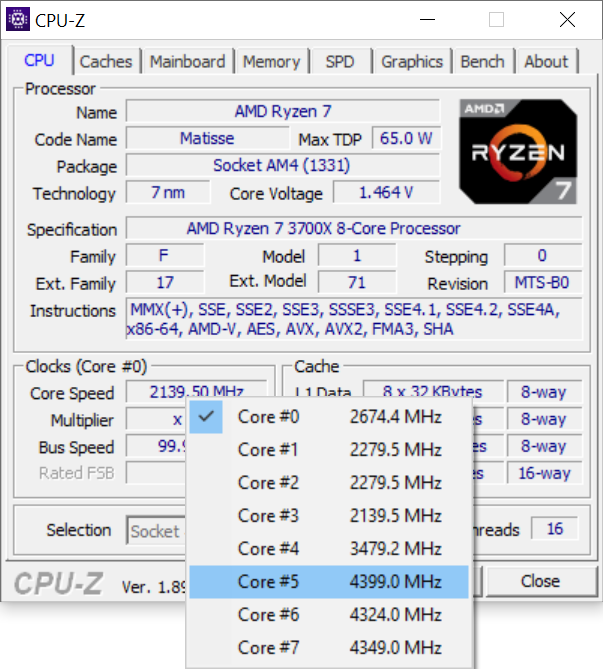 Test procesora AMD Ryzen 7 3700X - Premiera architektury Zen 2 [19]