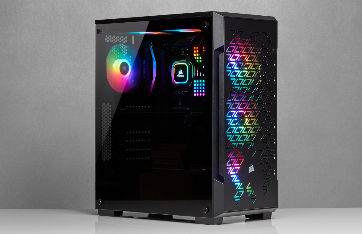 Игровой компьютер 3060. Корпус Corsair ICUE 220t RGB.