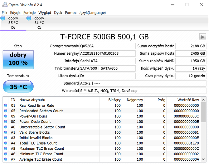 TeamGroup T-Force Delta RGB - Test dysku SSD z podświetleniem [9]