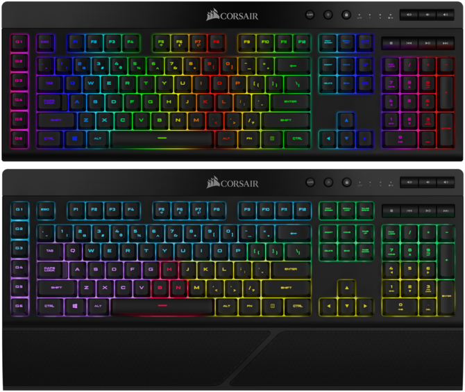 Test klawiatury Corsair K57 RGB Wireless Membrana bez