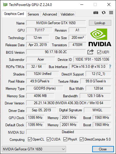 Test notebooka Acer Nitro 7 - nowość z NVIDIA GeForce GTX 1650 [7]