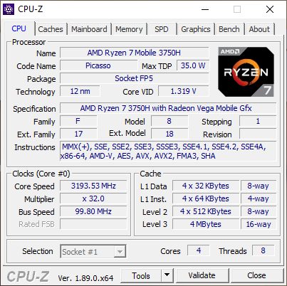 Test ASUS TUF Gaming FX505DV - Ryzen 7 3750H i GeForce RTX 2060 [3]