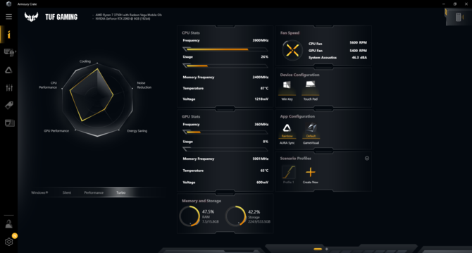 Test ASUS TUF Gaming FX505DV - Ryzen 7 3750H i GeForce RTX 2060 [59]