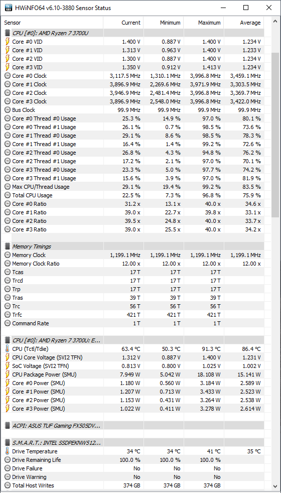 Test ASUS TUF Gaming FX505DV - Ryzen 7 3750H i GeForce RTX 2060 [61]