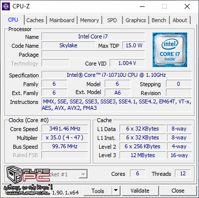 Test MSI Prestige 14 z Intel Core i7-10710U i GeForce GTX 1650 [3]