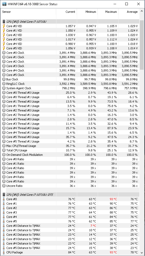 Test MSI Prestige 14 z Intel Core i7-10710U i GeForce GTX 1650 [58]