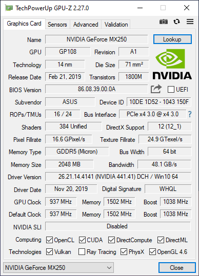 ASUS Zenbook 14 UX434FLC - test laptopa z Core i5-10210U i MX250 [5]