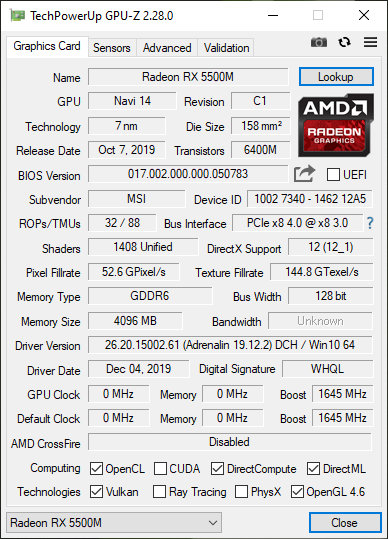 MSI Alpha 15 - test laptopa z AMD Ryzen 7 3750H i Radeon RX 5500M [7]