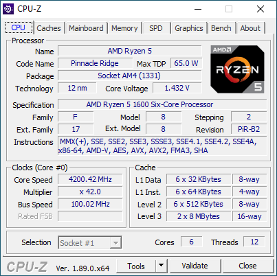 Test procesorów AMD Ryzen 5 1600 AF (12 nm) vs Intel Core i3-9100F [6]