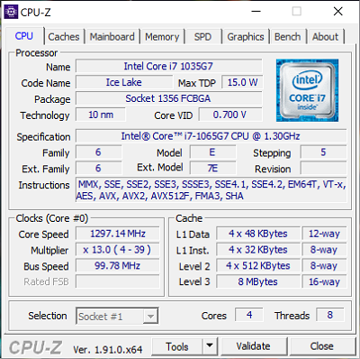 Intel Core i7-1065G7 - Test wydajności po wyłączeniu limitów TDP [4]