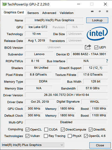 Intel Core i7-1065G7 - Test wydajności po wyłączeniu limitów TDP [5]