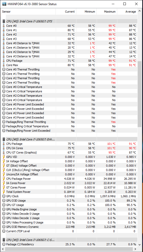 Intel Core i7-1065G7 - Test wydajności po wyłączeniu limitów TDP [45]