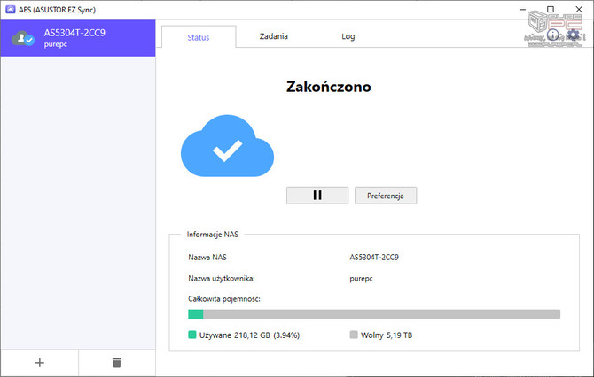 Test Asustor AS5304T - Gamingowy NAS z interfejsem 2.5GBASE-T [9]